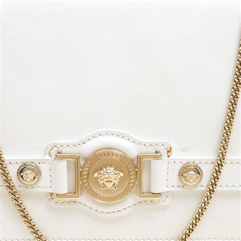 versace clutch bag white|Versace evening bag.